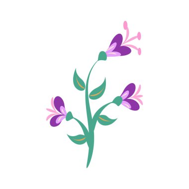 Abstract Flower Design. Hand Flower design for print or use as poster, card, flyer or T Shirt