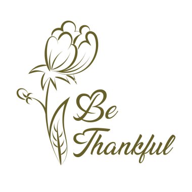 Biblical Phrase with Floral Design. Christian typography for print or use as poster, card, flyer or T shirt