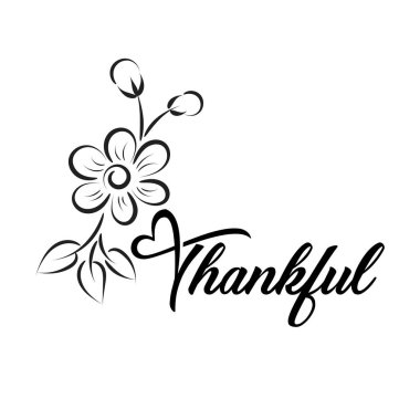 Biblical Phrase with Floral Design. Christian typography for print or use as poster, card, flyer or T shirt