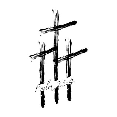 İyi cumalar. Paskalya 'dan önce Cuma. Baskı için Hıristiyan inancı ya da poster, kart, el ilanı ya da tişört olarak kullanmak