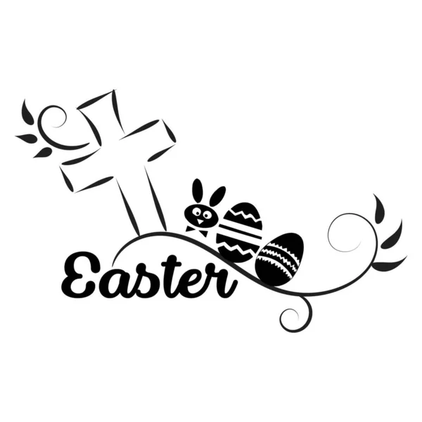 Risen Printable Bible Verse Easter Use Poster Card Flyer Shirt — Stock Vector