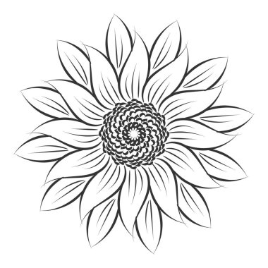 Mandala Sanat tasarımı daire içinde. Basit mandala tasarımı çiçek mandala sanat güzel mandala sanat