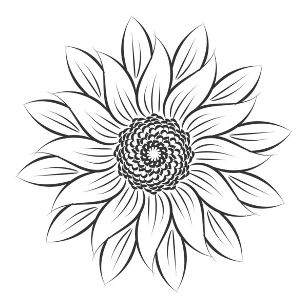 Mandala Art Design Circle Simple Mandala Design Floral Mandala Art — Archivo Imágenes Vectoriales