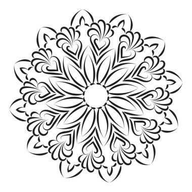 Mandala Art design in circle. Simple mandala design floral mandala art beautiful mandala artwork clipart