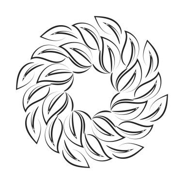 Mandala Sanat tasarımı daire içinde. Basit mandala tasarımı çiçek mandala sanat güzel mandala sanat