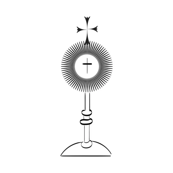 Корпус Крісті Christian Symbol Друку Або Використання Плакат Картка Флаєр — стоковий вектор