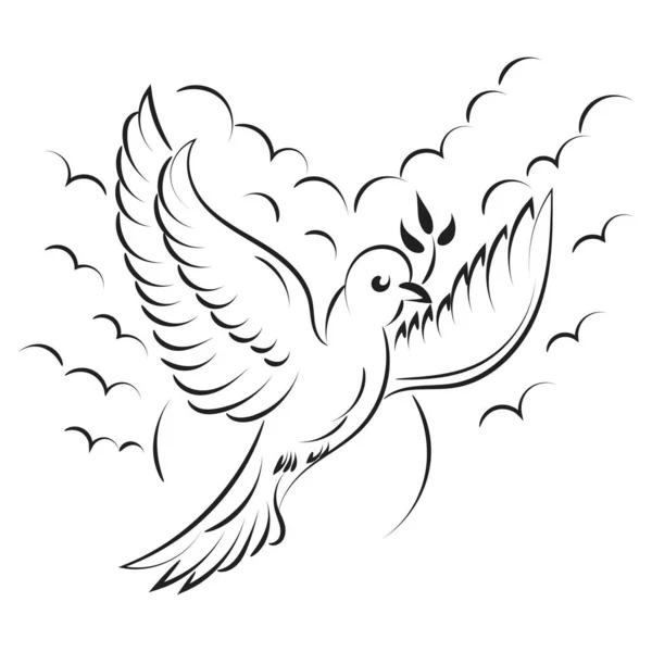 Diseño Póster Pentecostés Para Imprimir Usar Como Tarjeta Volante Camiseta — Archivo Imágenes Vectoriales