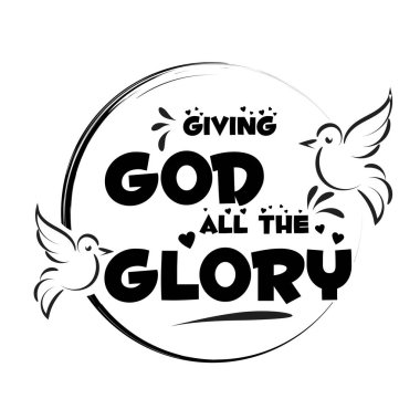 Dövme için Hıristiyan tipografi tasarımı. İsa 'nın İncili' nin mesajı. Çocuklar için İncil dersi ya da poster, kart, broşür ya da tişört olarak kullanmak