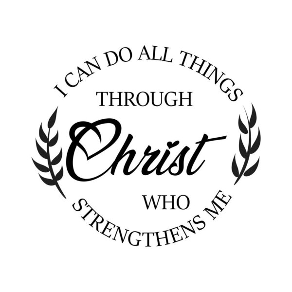 Christian typography design for Tattoo. The message of the Gospel of Jesus Christ. Bible lesson for kids or use as poster, card, flyer or T Shirt