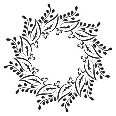 El yapımı Noel çelengi, poster, el ilanı ya da davetiye kartı olarak kullanılacak.