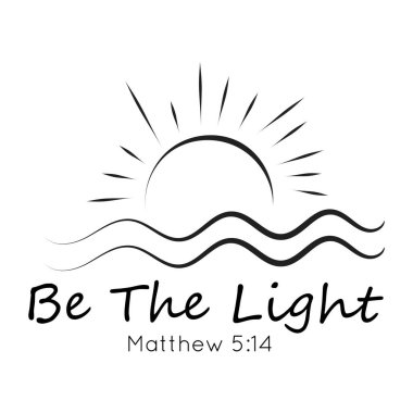 Hristiyan inancı, baskılar için tipografi ya da poster, kart, el ilanı ya da tişört olarak kullanım