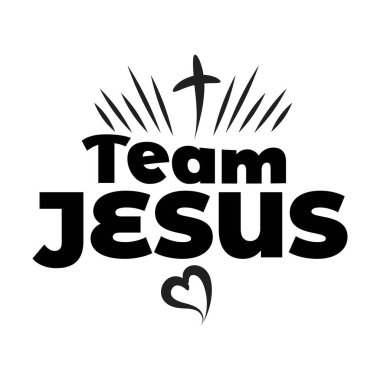 Hıristiyan inancı Baskı için tipografi veya poster, kart, el ilanı veya tişört olarak kullanılacak