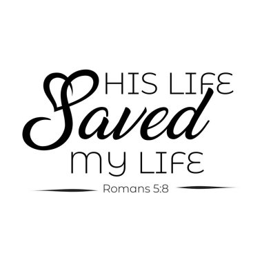 Hıristiyan inancı Baskı için tipografi veya poster, kart, el ilanı veya tişört olarak kullanılacak