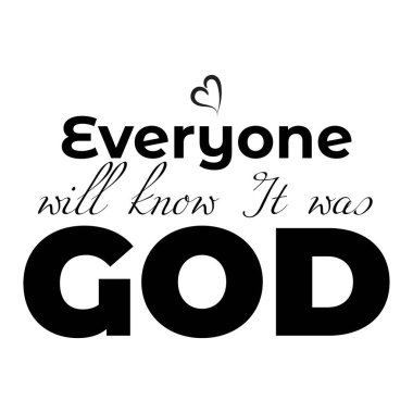 İncil 'deki ifadeler, Hıristiyan inancı, baskı için tipografi ya da poster, kart, broşür ya da tişört olarak kullanım