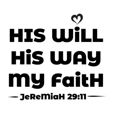 Hristiyan inancı, baskılar için tipografi ya da poster, kart, el ilanı ya da tişört olarak kullanım