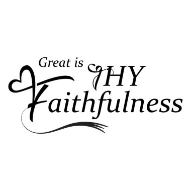 Hristiyan inancı, baskılar için tipografi ya da poster, kart, el ilanı ya da tişört olarak kullanım