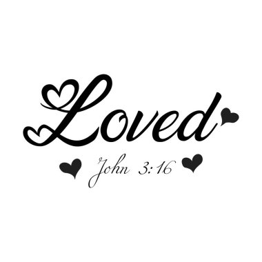 Hristiyan inancı, baskılar için tipografi ya da poster, kart, el ilanı ya da tişört olarak kullanım