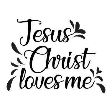 Hristiyan inancı, baskılar için tipografi ya da poster, kart, el ilanı ya da tişört olarak kullanım