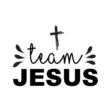 Hristiyan inancı, baskılar için tipografi ya da poster, kart, el ilanı ya da tişört olarak kullanım