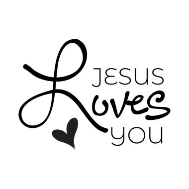 Hristiyan inancı, baskılar için tipografi ya da poster, kart, el ilanı ya da tişört olarak kullanım