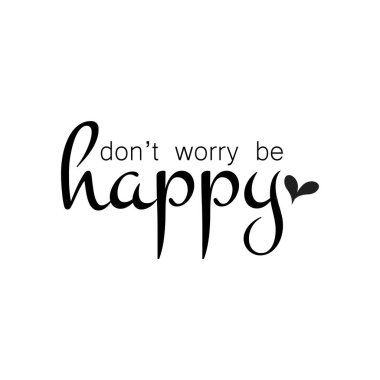 Poster, kart, broşür ya da tişört için pozitif alıntı