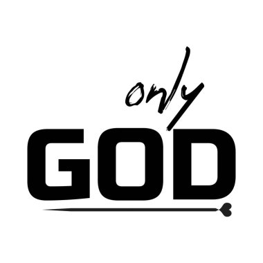 Dövme için Hıristiyan tipografi tasarımı. İsa 'nın İncili' nin mesajı. Çocuklar için İncil dersi ya da poster, kart, broşür ya da tişört olarak kullanmak