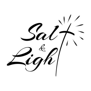 Dövme için Hıristiyan tipografi tasarımı. İsa 'nın İncili' nin mesajı. Çocuklar için İncil dersi ya da poster, kart, broşür ya da tişört olarak kullanmak