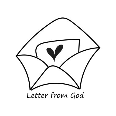 Dövme için Hıristiyan tipografi tasarımı. İsa 'nın İncili' nin mesajı. Çocuklar için İncil dersi ya da poster, kart, broşür ya da tişört olarak kullanmak