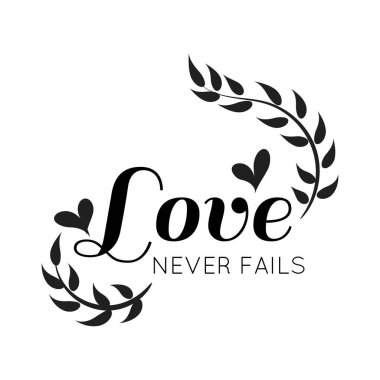 Dövme için Hıristiyan tipografi tasarımı. İsa 'nın İncili' nin mesajı. Çocuklar için İncil dersi ya da poster, kart, broşür ya da tişört olarak kullanmak