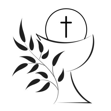 Christian Art. Christian symbol for print or use as poster, card, flyer Tattoo or T Shirt