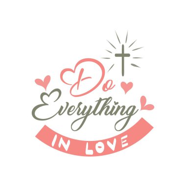 Baskı için modaya uygun Hristiyan alıntısı