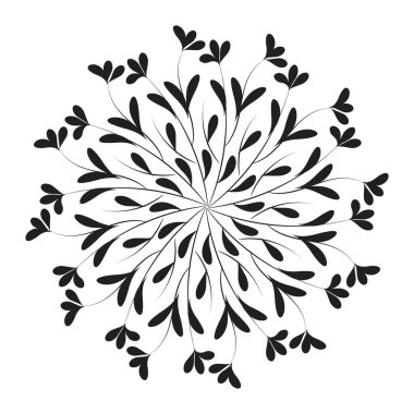 Mandala Sanat tasarımı daire içinde. Basit mandala tasarımı çiçek mandala sanat güzel mandala sanat