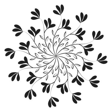 Mandala Sanat tasarımı daire içinde. Basit mandala tasarımı çiçek mandala sanat güzel mandala sanat