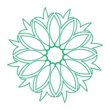 Dövme tasarımı için Çiçek Çizgisi Sanatı