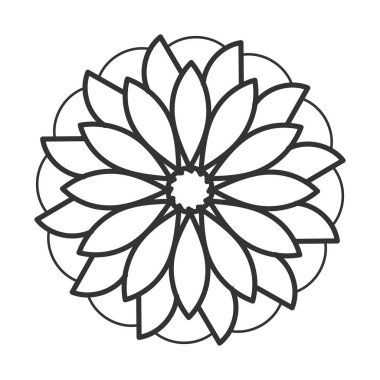 Dövme tasarımı için Çiçek Çizgisi Sanatı