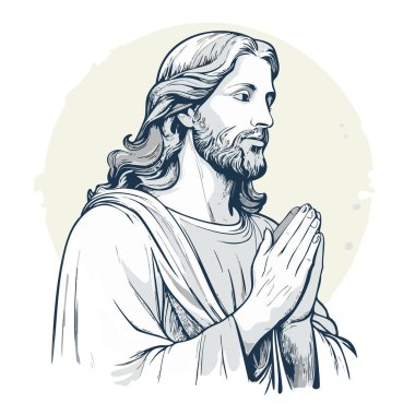 İsa 'nın basit bir sanat portresi