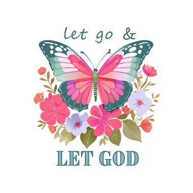 İncil Ayeti Tasarımı. Baskı için Hıristiyan inancı ya da poster, kart, el ilanı ya da tişört olarak kullanılması