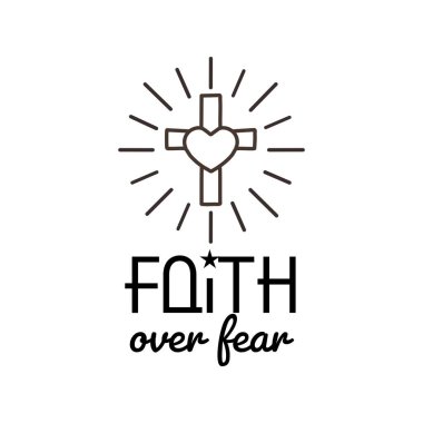 İncil İfade, afiş, afiş, fotoğraf bindirme, giyim tasarımı için Hıristiyan tipografi