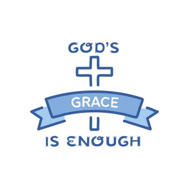 İncil İfade, afiş, afiş, fotoğraf bindirme, giyim tasarımı için Hıristiyan tipografi