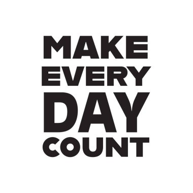 Baskı için motive edici tipografi tasarımı veya poster, kart, broşür, etiket veya tişört olarak kullanılacak