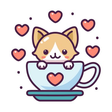 Sevimli Hayvan Vektörü Resimleri - Sevimli Bebek Hayvanlar, Fantezi Yaratıkları ve Mevsimlik Tasarımlar