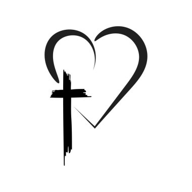 Christian Tattoo Sanat Vektörü Tasarımı - Haç, İnanç ve İlham verici Sembol Vektörleri