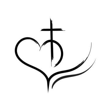 Christian Tattoo Sanat Vektörü Tasarımı - Haç, İnanç ve İlham verici Sembol Vektörleri