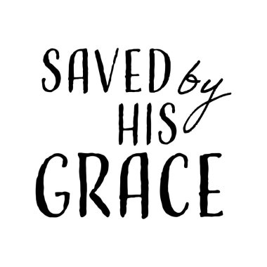 Hristiyan inancı, baskılar için tipografi ya da poster, kart, el ilanı ya da tişört olarak kullanım