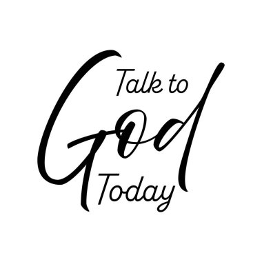 Hristiyan inancı, baskılar için tipografi ya da poster, kart, el ilanı ya da tişört olarak kullanım