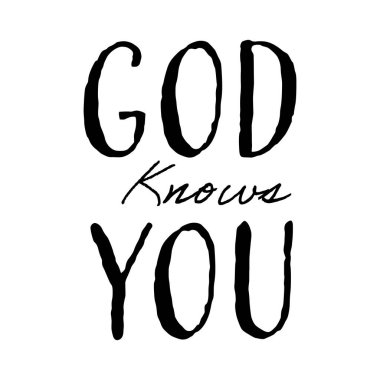 Hristiyan inancı, baskılar için tipografi ya da poster, kart, el ilanı ya da tişört olarak kullanım