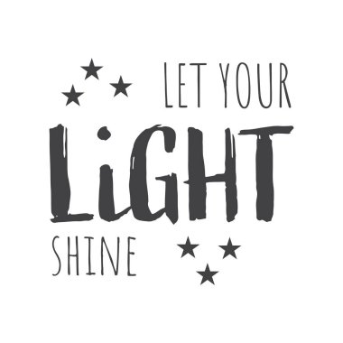 Hristiyan inancı, baskılar için tipografi ya da poster, kart, el ilanı ya da tişört olarak kullanım