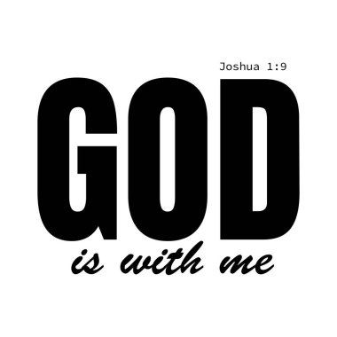 İncil İfade, afiş, afiş, fotoğraf bindirme, giyim tasarımı için Hıristiyan tipografi