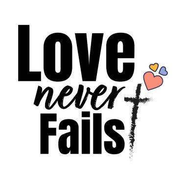 İncil İfade, afiş, afiş, fotoğraf bindirme, giyim tasarımı için Hıristiyan tipografi