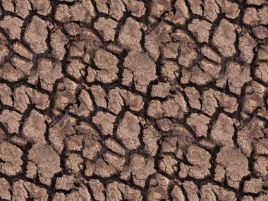 Kurumuş kırık göl arka plan dokusu küresel ısınma